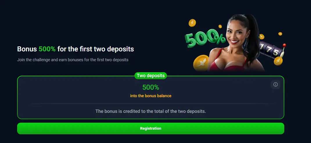 Claim 500% TopX Welcome bonus